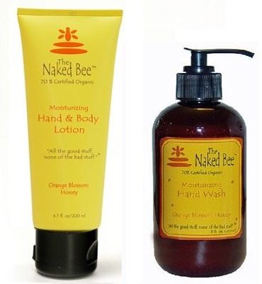 Naked Bee 6.7oz Lotion and 8oz Handwash Orange Blossom Honey Set Review