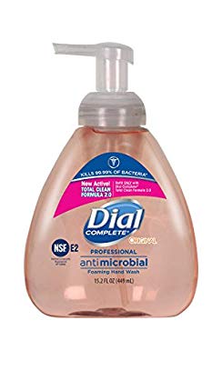 Dial Professional 98606 Antimicrobial Foaming Hand Wash, Original Scent, 15.2oz (Case of 4)