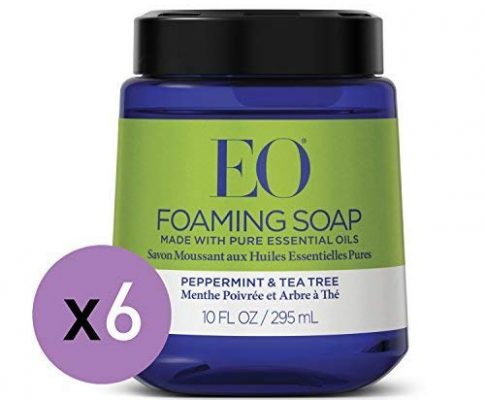 EO Peppermint Tea Tree Foaming Hand Soap, 10 Fl. Oz. Foam Cartridge (6 Pack) Review