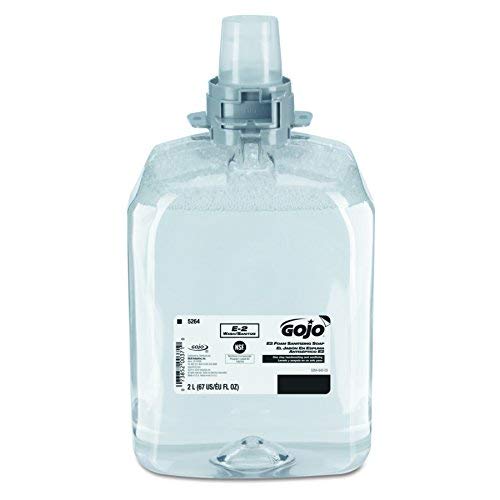 GOJO 5264-02 2000 mL FMX-20 E2 Foam Sanitizing Soap (2 per Case)