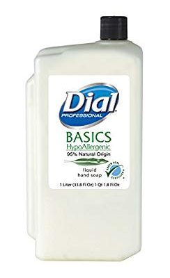 Dial 1326751 Basics Honeysuckle Floral White Pearl Hypoallergenic Liquid Hand Soap, 1 Liter Refill Cartridge (Pack of 8) Review