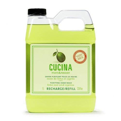 Cucina Lime Zest and Cypress 33.8 oz Purifying Hand Wash Refill