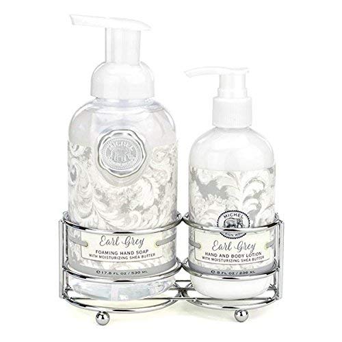 Michel Design Works Bergamot & Lemon Scented Foaming Hand Soap & Lotion Gift Set