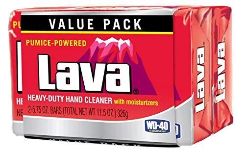 Lava Heavy-duty Hand Cleaner Pumice Powdered, 3 Value Packs (6 Bars)