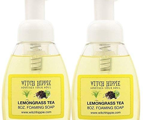 Lemongrass Tea Organic Foaming Hand Soap 8oz by Witch Hippie (2- 8oz Bottles) Review