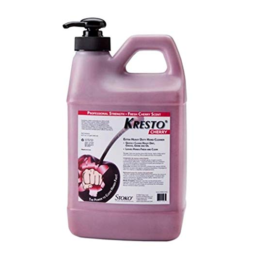 Stoko 99027564 Cherry Hand Cleaner, Pump Bottle, 1/2 gal, 4/Case