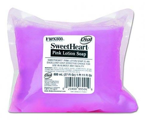 Sweetheart 99506 Pearlescent Pink Lotion Soap, Fruity/Floral Scent, 800mL Refill (Case of 12) Review