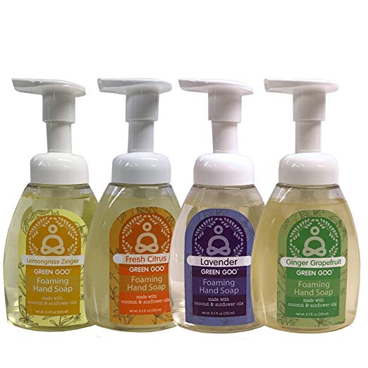 Green Goo Foaming Hand Soap Variety (4 Piece), 33.20 Ounce