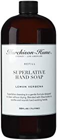 Murchison-Hume Superlative Natural Liquid Hand Soap Refill With Chemical Free Ingredient (Lemon Verbena), 32 Ounces Handwash Made In USA