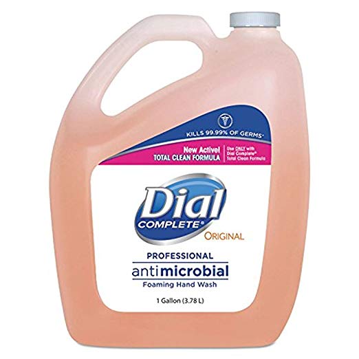 Dial Professional Antimicrobial Foaming Hand Soap, 128 Fl OZ