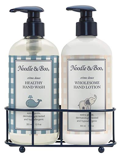 Noodle & Boo Healthy Hand Wash & Hand Lotion Caddy Gift Set