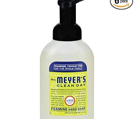 Mrs. Meyer’s Clean Day Foaming Hand Soap, Lemon Verbena, 10 Oz (Pack of 6) Review