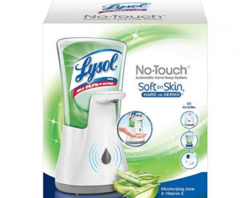 Lysol No-Touch Hand Soap Kit (Gadget + 1 Refill), Moisturizing Aloe & Vitamin E, 1ct Review