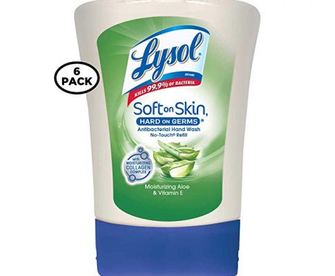 Lysol No-Touch Hand Soap Refill, Aloe, 8.5 oz (Pack of 6) Review