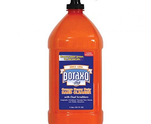 Boraxo Orange Heavy Duty Hand Cleaner with Scrubbers, 3 Liter Pump Bottle – Includes four bottles. Review