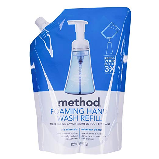 Method Foaming Hand Wash Refill Pouch, Sea Minerals, 28 oz