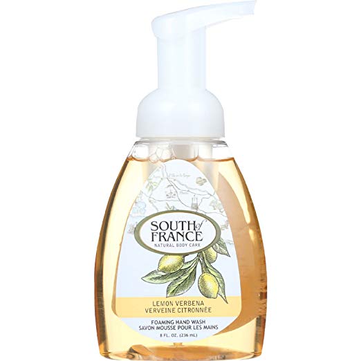 South Of France Foaming Hand Wash - Lemon Verbena - Leave Your Skin More Hydrated - Gluten Free - 8 oz (Pack of 3)