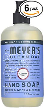 Mrs. Meyers Clean Day Liquid Hand Soap Hard 12.5 Oz Bluebell Scent Pump Dispenser (Pack of 6) Review