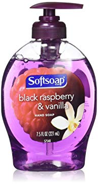 Softsoap Hand Soap, Black Raspberry & Vanilla, 7.5-Ounces (Pack of 6)