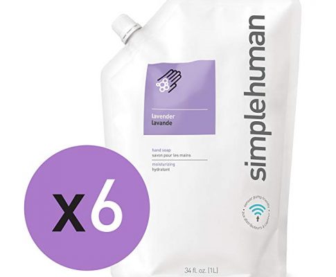 simplehuman Moisturizing Liquid Hand Soap Refill Pouch, Lavender + Vitamin E (6 Pack) Review