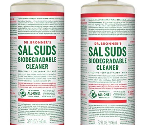 Dr. Bronner’s Sal Suds Biodegradable Cleaner – 32oz, 2 Pack Review