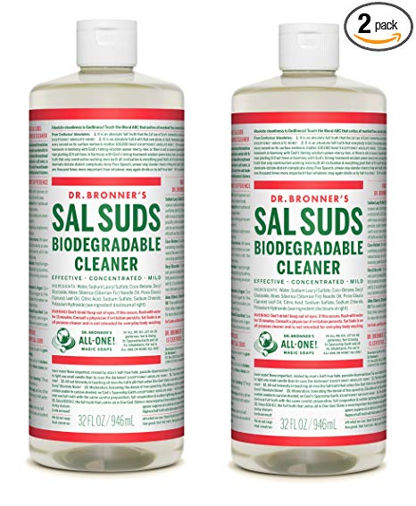 Dr. Bronner’s Sal Suds Biodegradable Cleaner – 32oz, 2 Pack